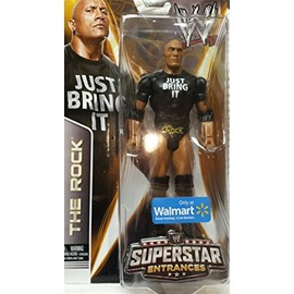 Mattel WWE Wrestling 2014 Exclusive Superstar Entrances Action Figure The Rock [Just Bring It T-Shirt]