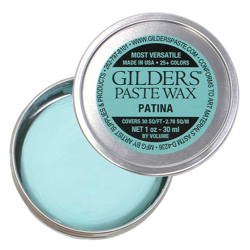 Gilders Paste Wax, 1 ounce canister, Patina