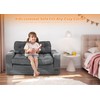 MAXYOYO Convertible Sofa Bed for Boys and Girls, Floor Kids