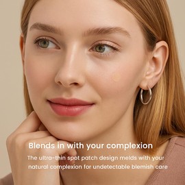 ClearComplexion Hydrocolloid Pimple Patches – Invisible, 72 patches 2 sizes