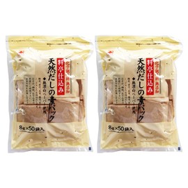 Kaneshichi Natural Soup Stock Packs, 0.3 oz (8 g) x 50 Bags (14.1 oz (400 g), 2 Bag Set