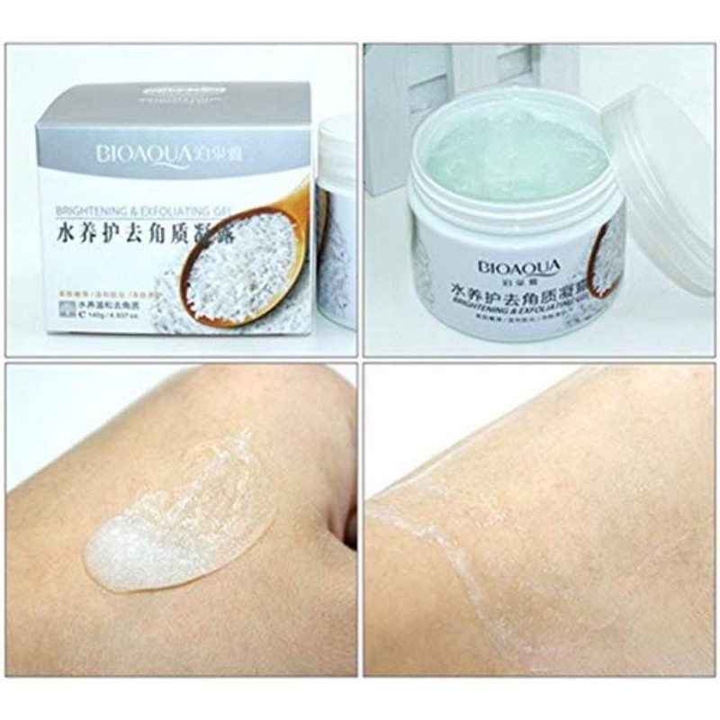 Gel Exfoliante De Arroz Remueve Células Muertas Bioaqua 140gr (2
