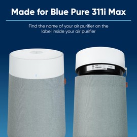 BLUEAIR Blue Pure 311i Max Series AllergenBlock Filter, Genuine Replacement Filter for Allergies, Pollen, Dust, Pet Dander, Fits Blue Pure 311i Max Air Purifier