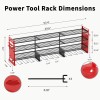 Frizoky Heavy Duty 4-Tier Power Tool Organizer Wall Mount with