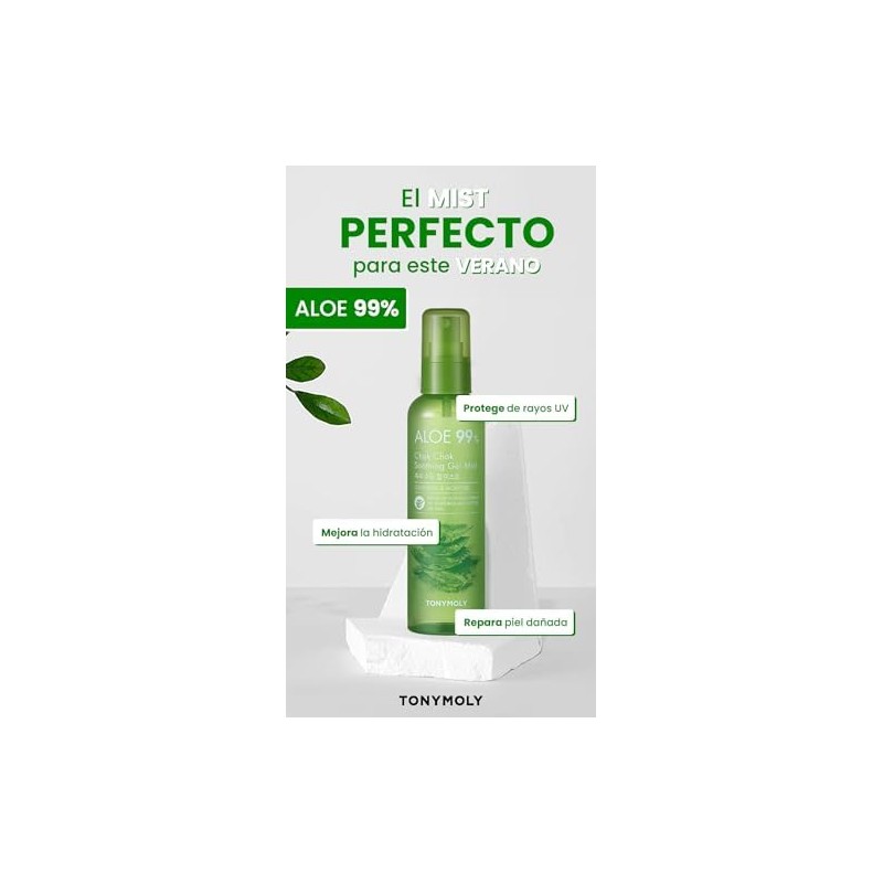 Bruma facial calmante de Aloe vera 93% Chok Chok