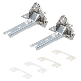 Kenekos - Door Hinge Set of 2 Compatible with Fridge Bosch/Siemens 268698/00268698, Neff, Constructa, Balay, Whirlpool 481241718776, Bauknecht, Küppersbusch 420189, Miele 2285121