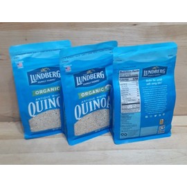Lundberg Family Farms 3LBS: LINDBERG FAMILY FARMS Organic Antique White QUINOA NO: gluten/gmo verified