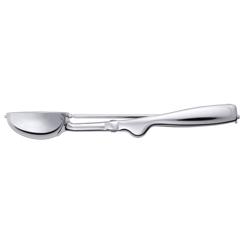 Silit Eisportionierer Edelstahl 22,5 cm, Eislöffel mit Auswerfer, Portionierer für
