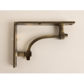 Antique Brass Vintage Industrial Style Solid Brass Shelf Brackets | Brass Shelving Heavy Solid Cast Brass | Sold Individually