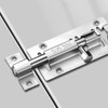 YUOIP® 3" Gate Bolt Sliding Lock Barrel Bolts Stainless Steel
