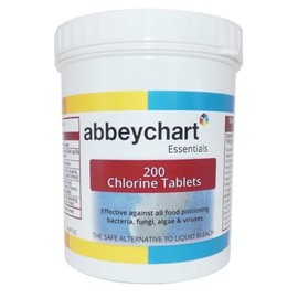 COOL PRODUCTS Essentials Chlorine Sterilizing Tablets, 200 Count, Quick-Dissolving