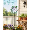 Outdoor Thermometer Waterproof Hummingbird Outside Thermometer Hygrometer