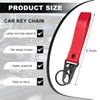 Wevdn Car Key Chain, Fabric Metal Practical Multifunctional Motorcycle Keychain,