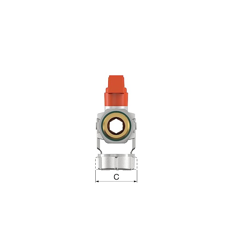 Simplex KFE Ball Valve G1/2a with Male Thread for Solar,