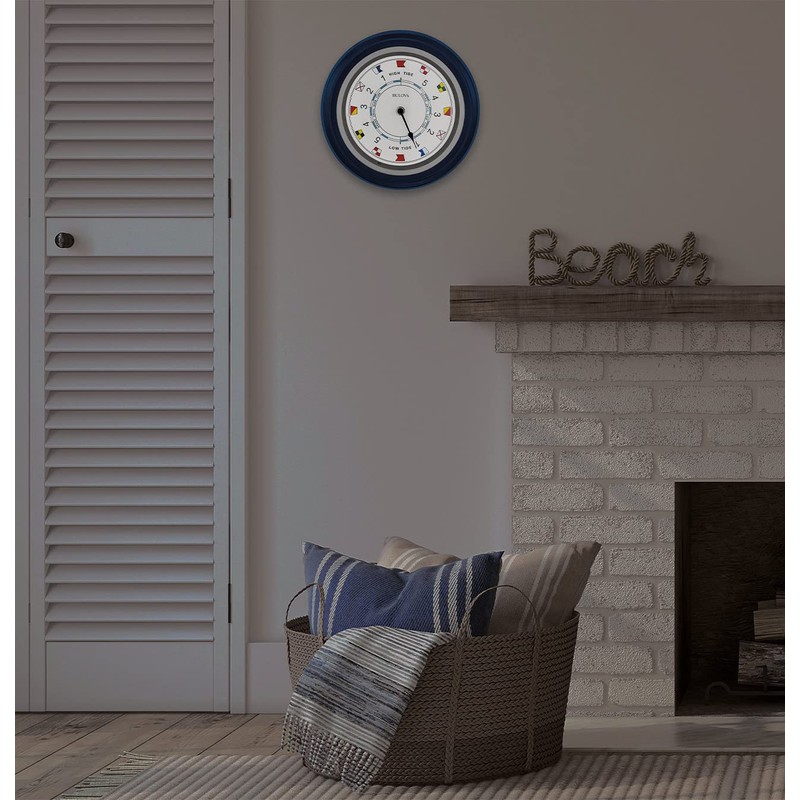 Bulova Lighted Digital Clock, Model C4891, Modern Design, Nightlight Feature,