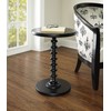 Powell Furniture Round Spindle Table, Black