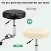 M METERXITY 2-Pack Bar Stool Covers Round, for 14-16 Inch