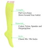 sockfun Neon Green Socks Slouch Socks Women, Slouchy Scrunch Scrunchy
