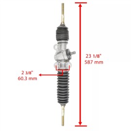 Caltric Steering Rack and Pinion Fits Club Car Precedent Gas Electric 2004-Up 1036797-01