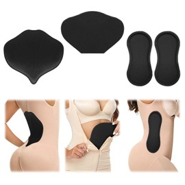 Lyreh 4pcs Abdominal 360 Side Compression Boards Set, Lipo Foam Tummy Tuck Lateral Protectors with Ab Compression Pad Wrap and Lumbar Shaping Back for Liposuction Post Surgery Recovery