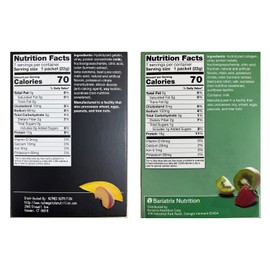 PROTIFIT - High Protein Peach Mango & Strawberry Kiwi Fruit Drink 2 Pack, 15g Protein, Low Calorie, Sugar Free, Ideal Protein Compatible, 7 Servings Per Box, (2 Pack)