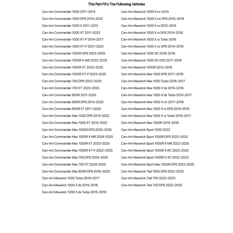 Tusk Billet Shift Knob For CAN-AM Commander 1000 2011-2014