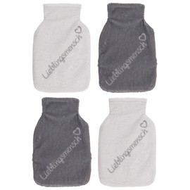 Hand Warmers Pocket Warmer with Knitted Cover or Fleece Cover, Finger Warmer Against Cold Hands in Winter (Favourite Person, Set of 4)