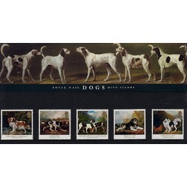 1991 Dogs Commemorative Presentation Pack PP185 (printed no. 215) - Royal Mail Stamps by Royal Mail