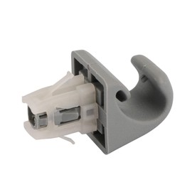 Topteng Sun Visor Clip Sun Visor Hook Clip Fit for Toyo-ta Camry Corolla Highlander RAV4 Prius Solara Gray