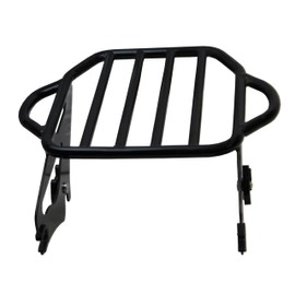 NOVALLA Detachable Stealth Luggage Rack Compatible for Harley Touring Street Glide Road King Electra Glide 2009-later (King Size-Black)