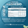 Citrato de Magnesio frasco con 60 capsulas de 800mg c/u