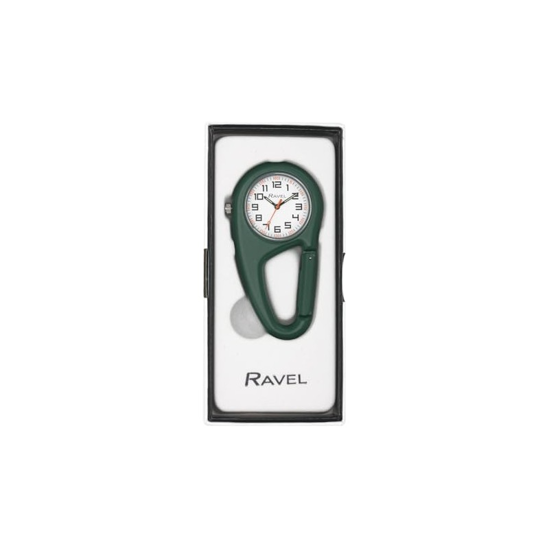 Ravel Belt Clip Carabiner Quartz Watch - Analogue Quartz -