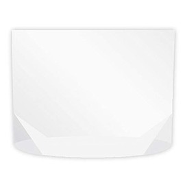 Heads Co., Ltd. Plain Bottom Gusset Bag-1 (100 Sheets), Clear, W 9.1 x H 6.7 x D 3.1 inches (230 x 170 x 80 mm), M-OSW1, Pack of 100