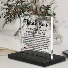 Thank you Appreciation Gifts for Coworker Mentor Teacher Nurse, Thank you gifts for Social Worker Mom Dad, Going Away Gift Retirement Gift for Coworker Boss, Thank you Plaque-DX148