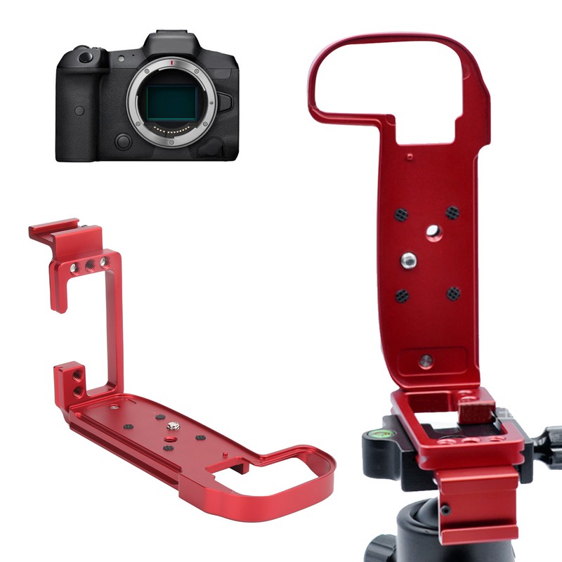Quick Release Plate L Bracket with Hot Shoe Hand Grip
