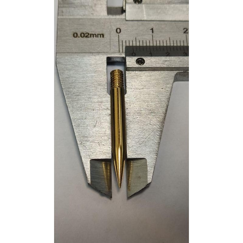 Soldering Tip, Gold-Plated, Screwed, Thread M4, Parkside Replacement - Set