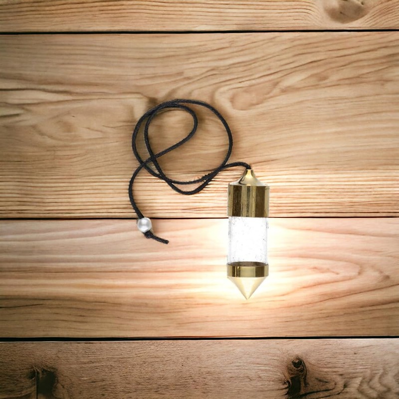 Mineral Import - Hohlpendel aus Bronze und Glas - 3213VC