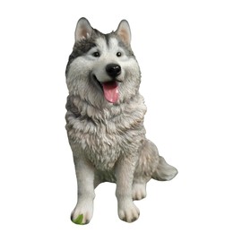 Vivid Arts - Malamute Husky - Indoor Outdoor Garden Ornament