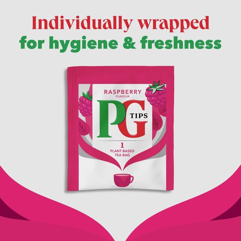 PG Tips | Raspberry Leaf Tea Bags Bulk | Individually
