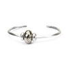 Trollbeads TAGBA-00020 Bracelet Bangle A Cuore L in Silver, Silver,