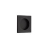Emtek Flush Pull 2213- Square 10 finish options (Flat Black (US19))