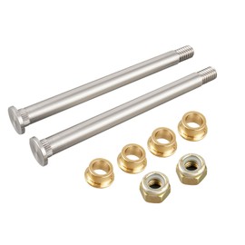 Bevinsee Door Hinge Pin & Bushing Repair Kit Compatible with Ford Truck F100 F150 F250 F350 1973-1979 Compatible with Bronco 1978-1979