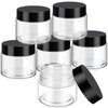 SATINIOR 6 Pack 3 oz Plastic Jars Containers with Lids