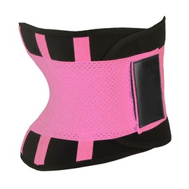 SagaSave 1 x Bandage Wrap Waist Trainer, M Pink Waist Trimmer for Women, Quick Snatch Bandage Wrap Lumbar Width Waist Support Trainer for Fitness Workout, Unisex, pink