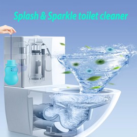 Splash & Sparkle Toilets Cleaner, Krazy Klean Toilet Cleaner, Easy to Use Leaving Your Toilet Looking Fresh and Sparkle