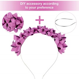 Smooth Metal Headbands Women Hair DIY Craft Blank Thin Steel Wire Frame Hairband Head Bands Christmas Gift Silver