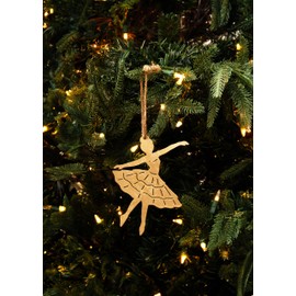 Gallerie II Gold Ballerina Metal Ornament Gold
