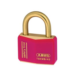ABUS 45405 Nautic INOX Series Solid Brass Padlock with 8404 Alike Keyed - Red