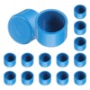 sourcing map 20 Pcs PVC Pipe End Cap Fitting, 25mm/1"