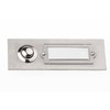 HUBER Flush-Mounted Bell Push Single Stainless Steel Door Bell Push
